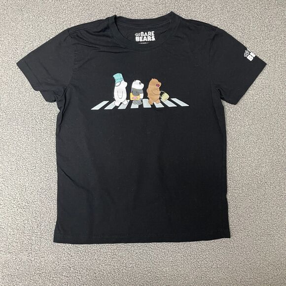 Cartoon Network Mens We Bare Bears‎ beatles Funny Shirt small - Picture 1 of 7